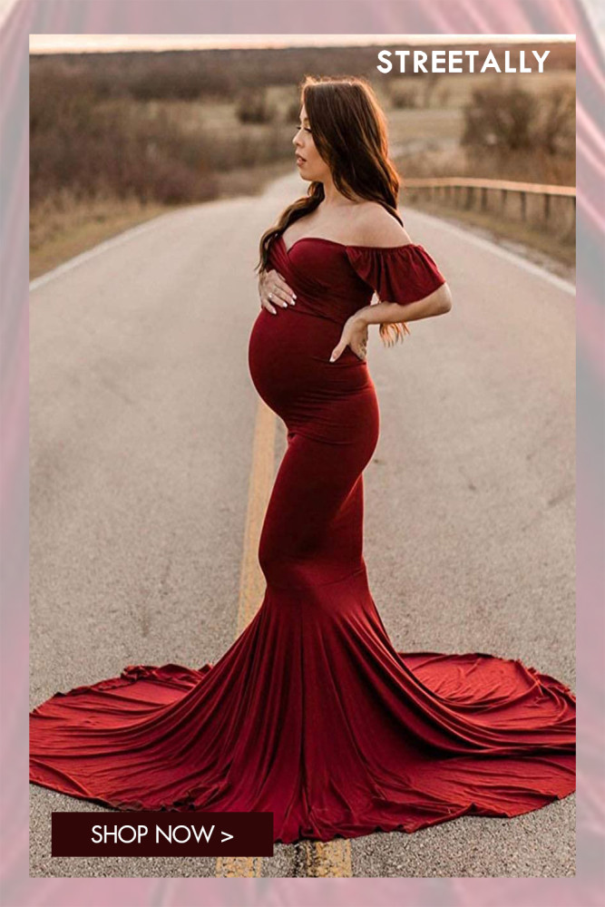 Maternity Cute Sexy Ladies Maternity Dress Plus Size Maternity Photography Dress