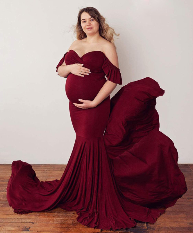 Maternity Cute Sexy Ladies Maternity Dress Plus Size Maternity Photography Dress