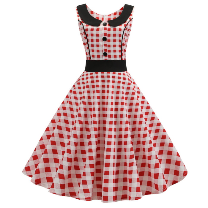 Dot Print Vintage Dress Vintage 50's 60's Party Dress 1950 Vintage Dress