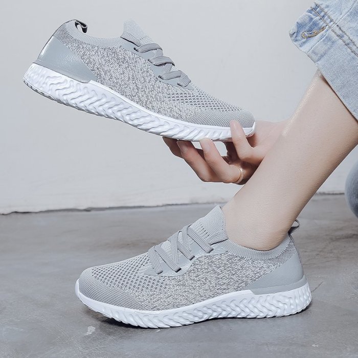 New casual shoes fashion women's shoes flying woven trend sports shoes Sneakers