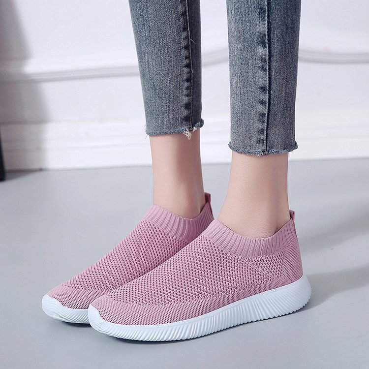 New spring and autumn flying woven breathable sports shoes casual shoes Sneakers