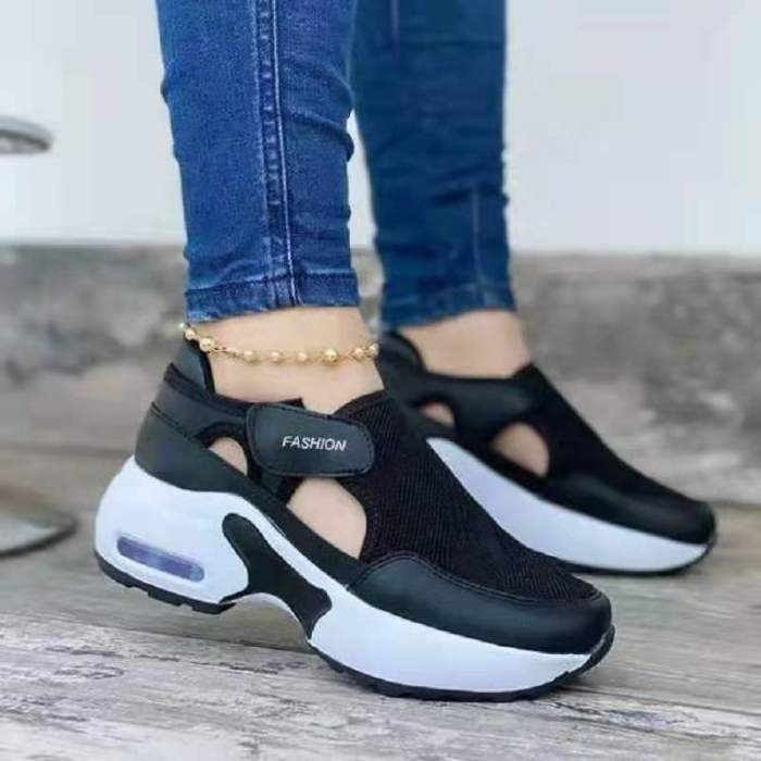 New Round Head Solid Color Low-top Flat Bottom Daily Breathable Casual Sneakers