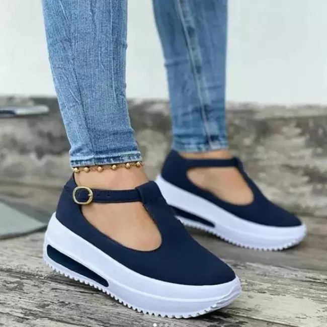 Artificial Pu Daily Solid Color Round Toe Flat Pu Low-top Casual Shoes Sneakers