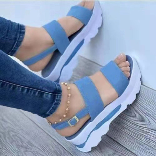 Wedge Casual Fish Mouth Beach Sandals Roman Sandals Women's Sandals