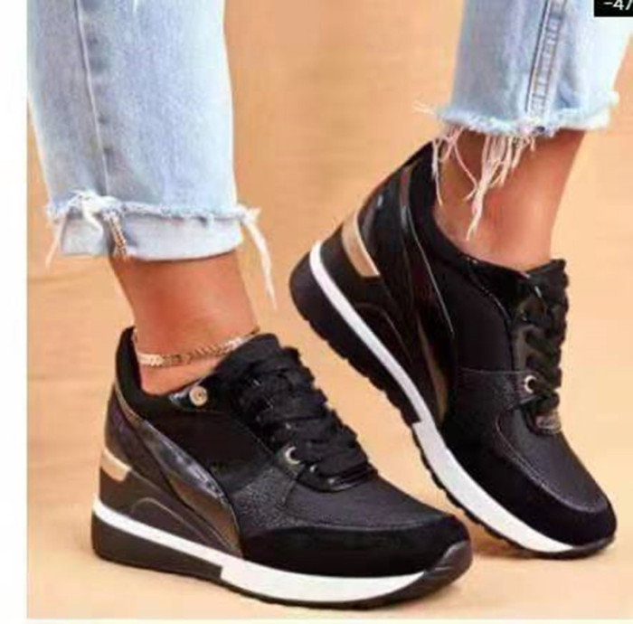 New Viscose Shoes Colorblock Low Top Everyday Round Toe Sneakers