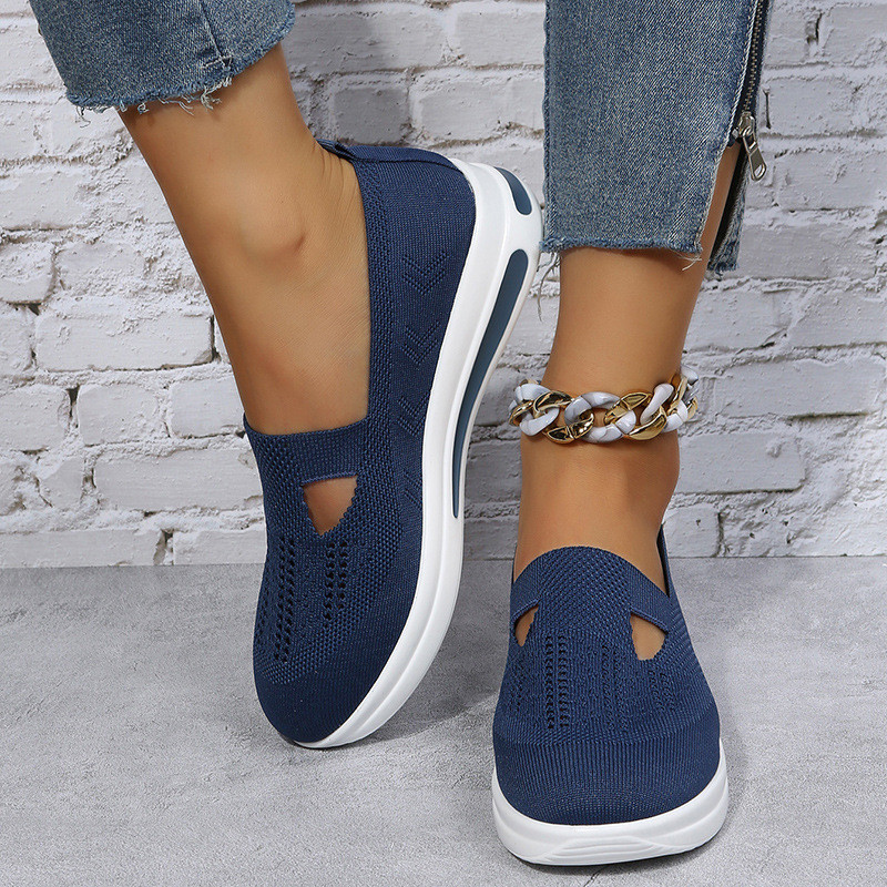 New Single Shoes Women's Flat Platform Platform Wedge Casual Sports Shoes Running Sneakers