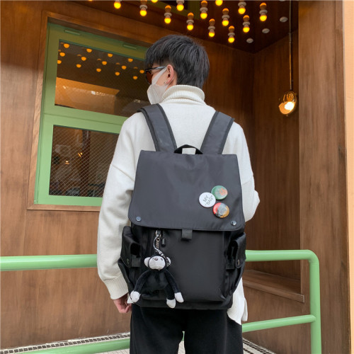 New Large-capacity Backpack Simple Student Personality Schoolbag Outdoor Harajuku Backpack