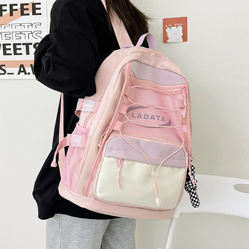 Schoolbag Schoolgirl Japanese Backpack Versatile Contrast Color Ins Backpack Harajuku Backpack