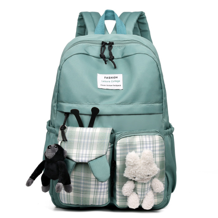Schoolbag Women's Casual New Girls Backpack Student Large Capacity Harajuku Backpack
