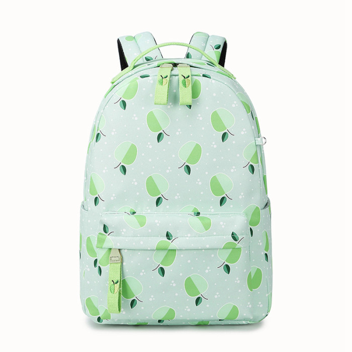 Fruit Print Backpack Campus Student School Bag Harajuku Backpack