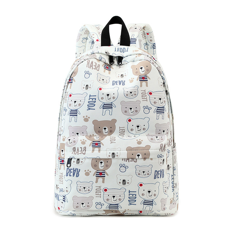 Cute Bear Backpack Ultra Light Backpack Student School Bag Harajuku Backpack