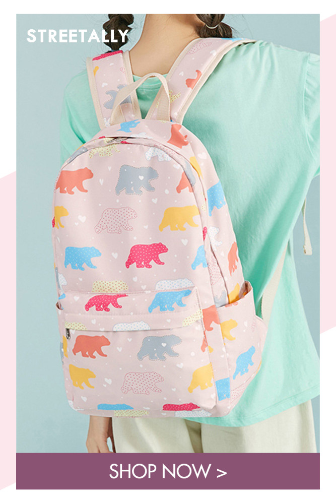 Cute Cartoon Student Schoolbag Large-capacity College Style Shoulders Harajuku Backpack