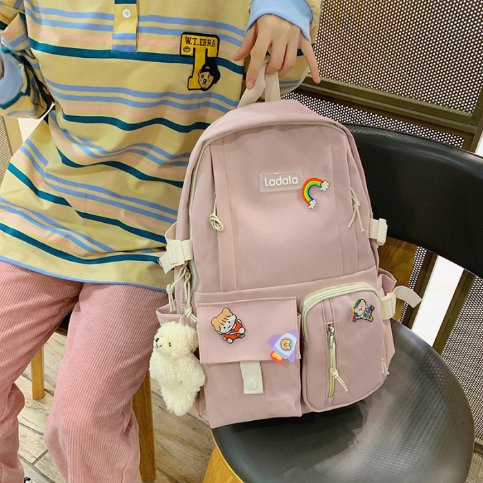New Casual Small Fresh Large Capacity Shoulders Trend Harajuku Backpack