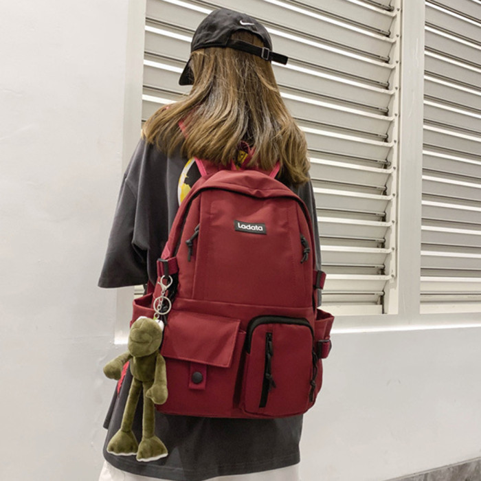 New Student Schoolbag College Style Backpack Computer Harajuku Backpack