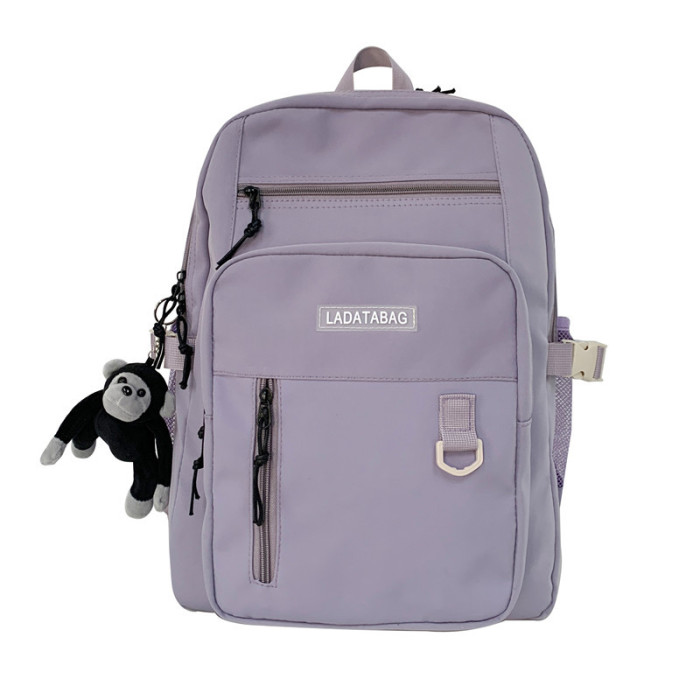 Trendy Simple Multi-layer Shoulders Student Class Computer Harajuku Backpack