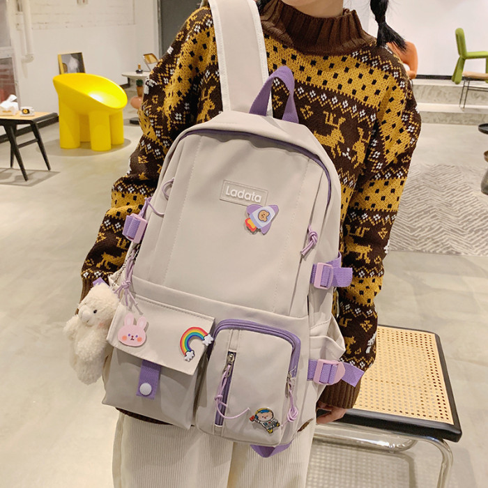 New Casual Small Fresh Large Capacity Shoulders Trend Harajuku Backpack