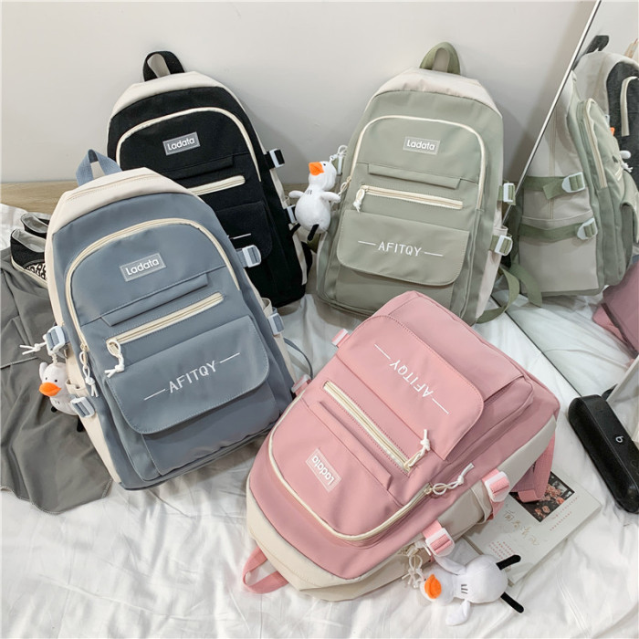 Fashion New Student Cute Backpack Large Capacity Harajuku Backpack