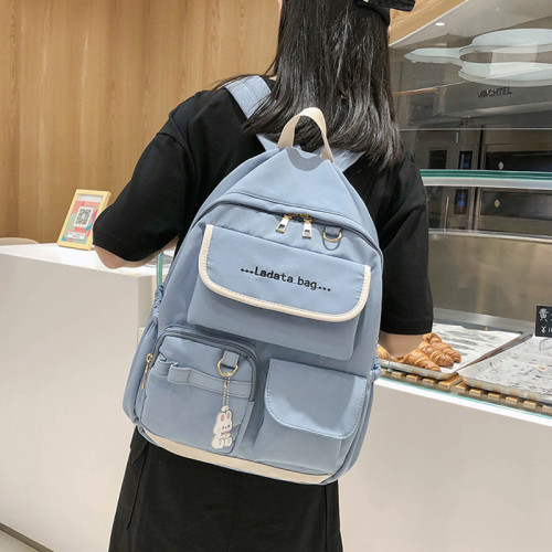 Ins New School Bag Casual Waterproof All-match Shoulders Harajuku Backpack