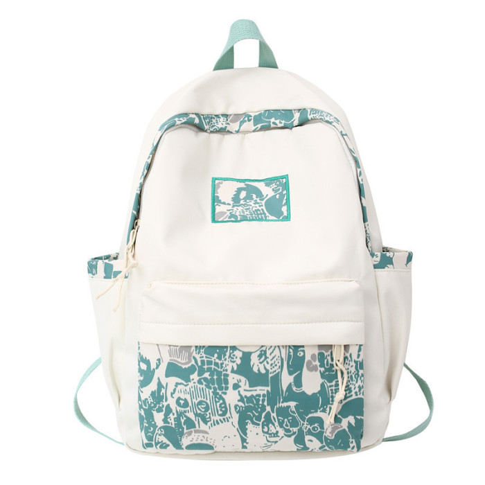 New Graffiti Travel Bag Large Capacity Student Portable Harajuku Backpack