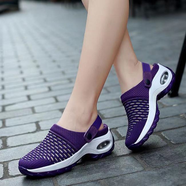 Plus Size Women's Shoes Mesh Spring Summer Daily Sandals Lightweight Air Cushion Sneakers