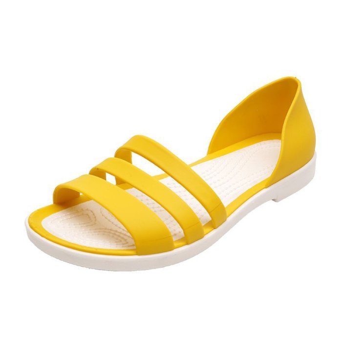New Flat Beach Shoes Fashion Casual Flat Simple Roman Summer Sandals