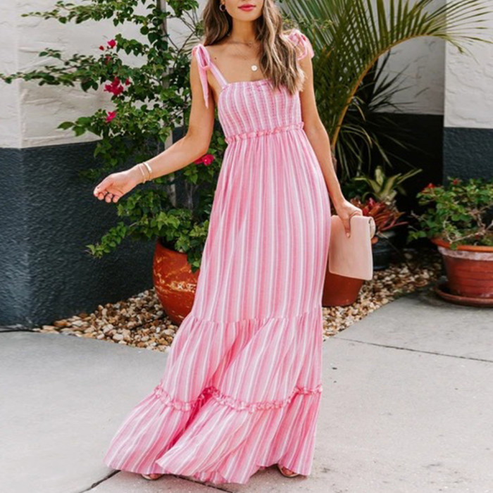 New Women's Sling Off Shoulder Dress Sexy Maxi Dresses