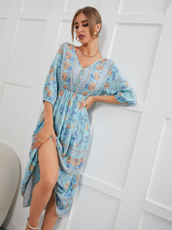 Summer Bohemian Casual Holiday Style Women's Vacation Dresses