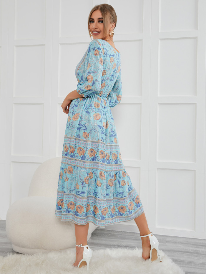 Summer Bohemian Casual Holiday Style Women's Vacation Dresses
