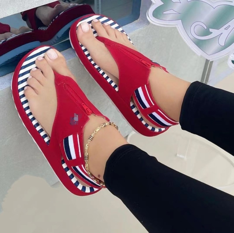 Flip-flop Plus Size Muffin Beach Platform Sandals