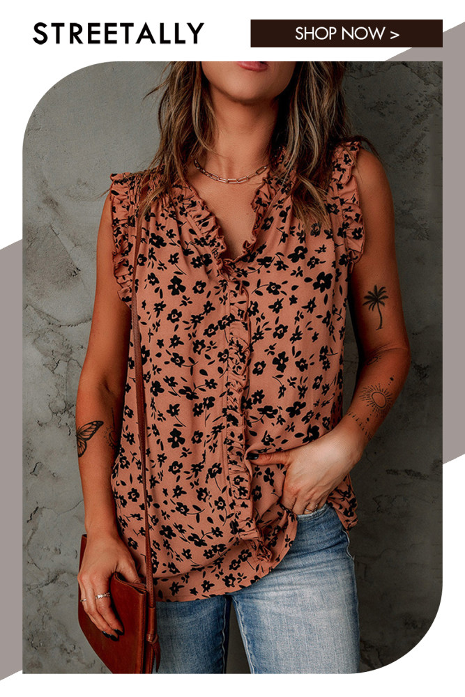 Summer New Sexy Leopard Print Sleeveless Ladies Camis & Vests