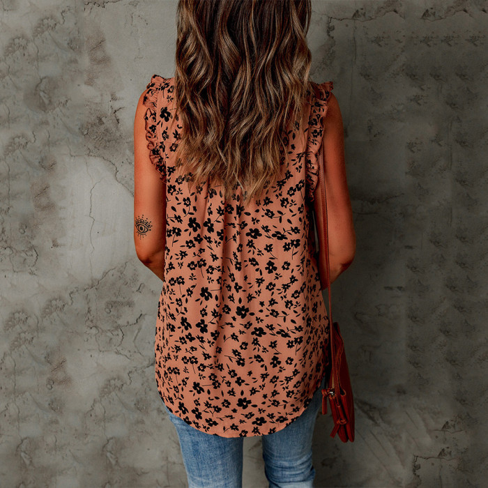 Summer New Sexy Leopard Print Sleeveless Ladies Camis & Vests