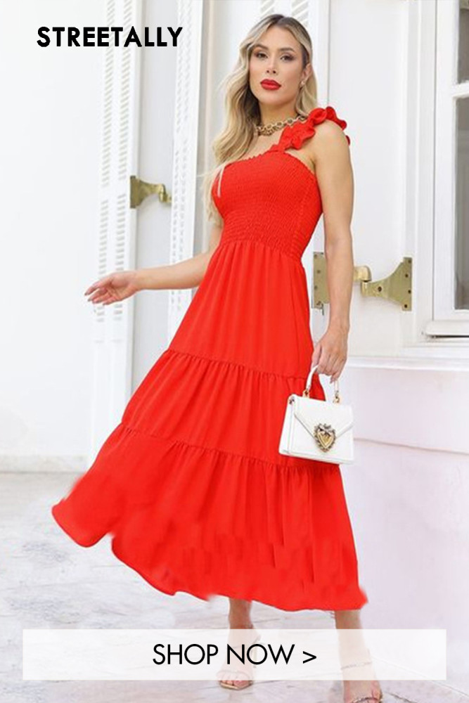 Summer New Suspenders Solid Color Wrap Chest Strapless Maxi Dresses