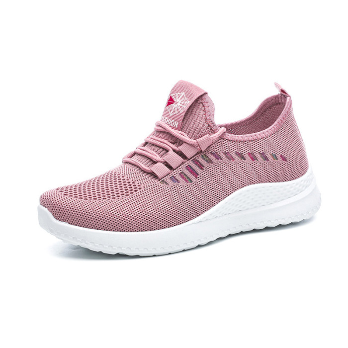 New Sports Women's Trend All-match Flying Woven Casual Shoes Sneakers