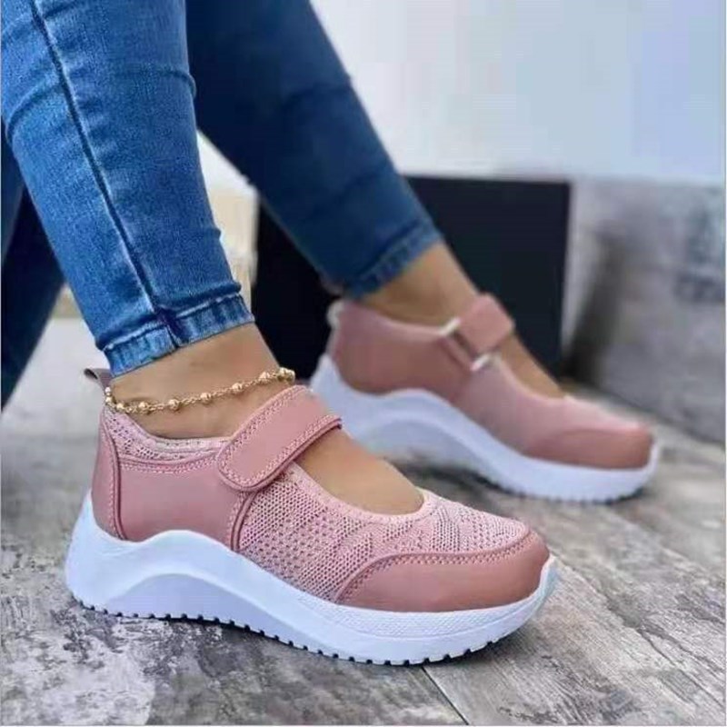 Casual Breathable Solid Color Low Top Sneakers