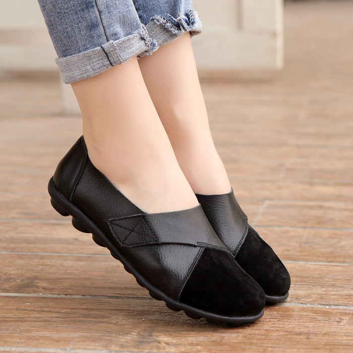 Plus Size Casual Versatile Low Top Velcro Flat & Loafers