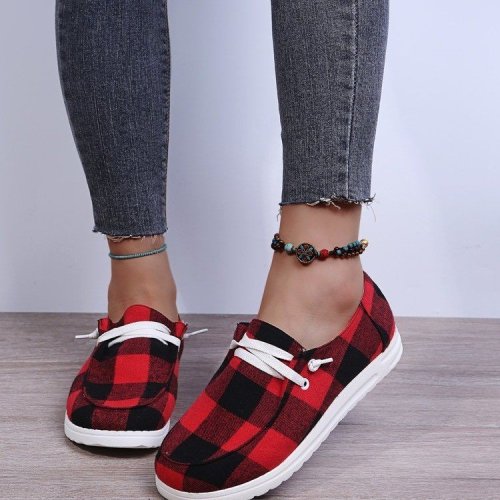 Casual Fabric Solid Color Plus Size Flat & Loafers