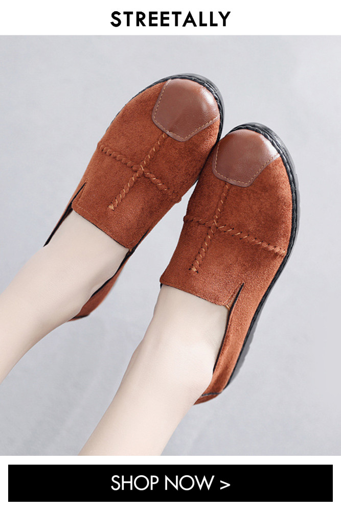 Large -size Casual Breathable Fashion Bottom Flat & Loafers