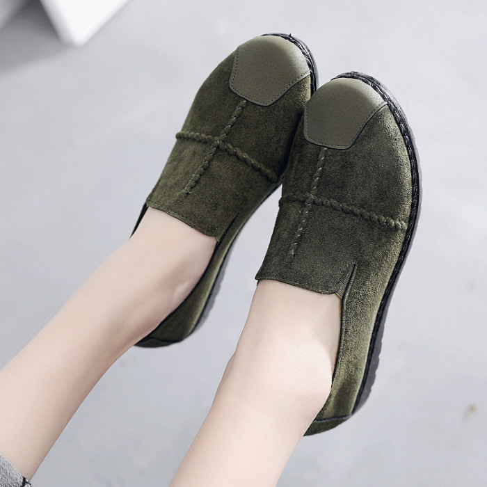 Large -size Casual Breathable Fashion Bottom Flat & Loafers