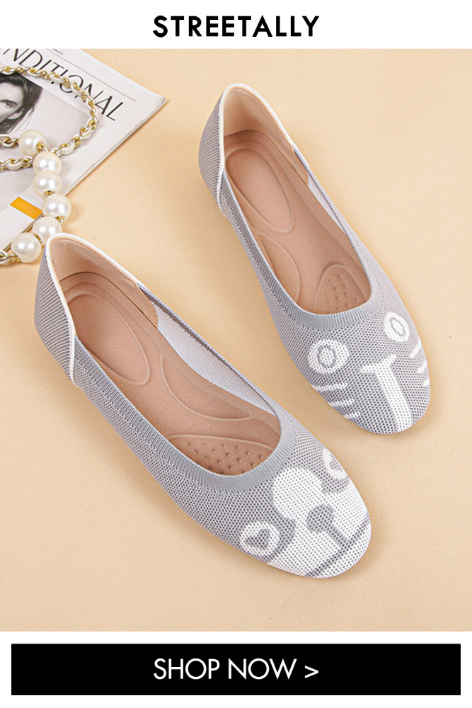 Fashion Casual Soft Bottom Cartoon Cute Flat & Loafers