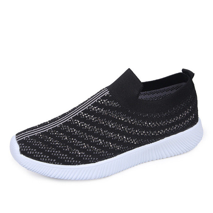 Large Size Non-Slip Soft Bottom Casual Hot Drill Sneakers