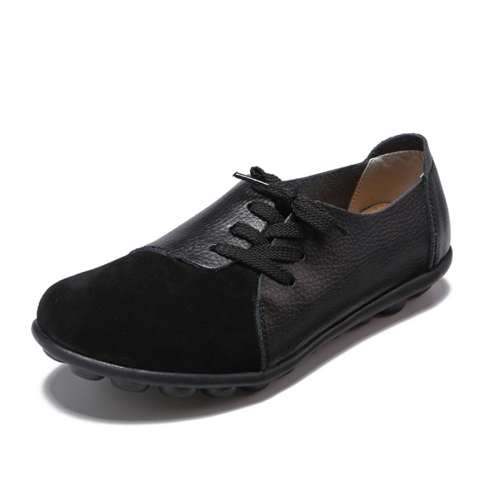 Plus Size Casual Versatile Low Laces Flat & Loafers