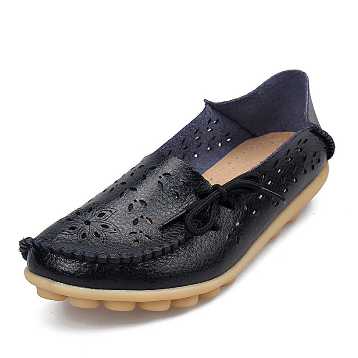 Breathable Flat Solid Color Casual Soft Sole Flat & Loafers