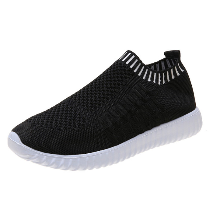 Fly Woven Plus Size Soft Sole Comfortable Versatile Casual Sneakers