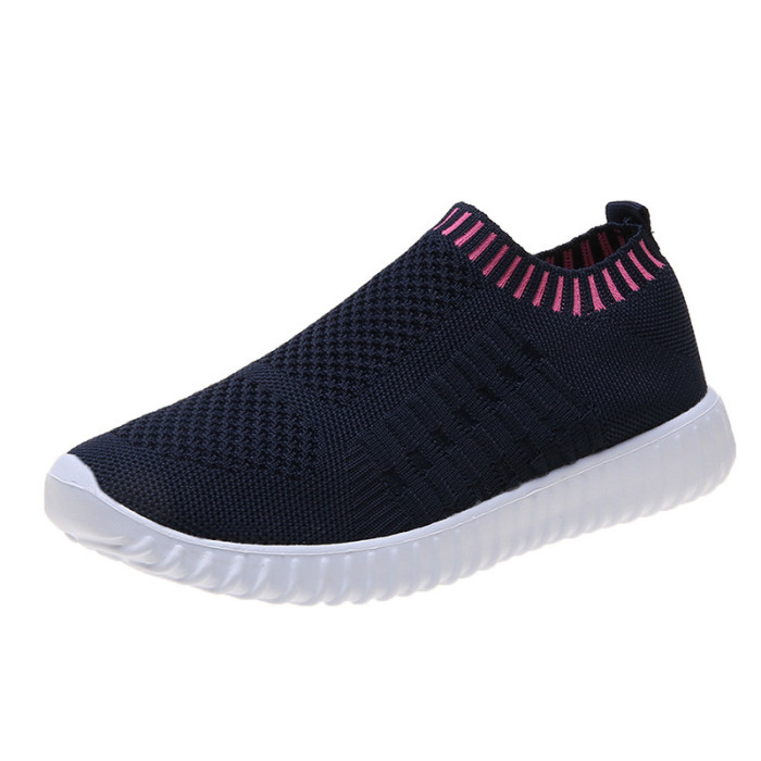 Fly Woven Plus Size Soft Sole Comfortable Versatile Casual Sneakers