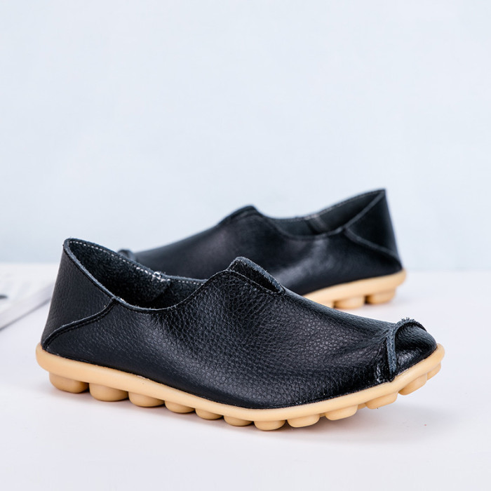 Casual Flat Fashion Solid Color Large Size Flat & Loafers