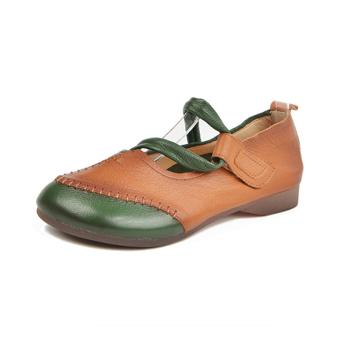 Soft Sole Comfortable Non-Slip Flat Vintage Mary Jane Flat & Loafers