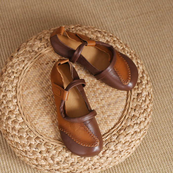 Soft Sole Comfortable Non-Slip Flat Vintage Mary Jane Flat & Loafers