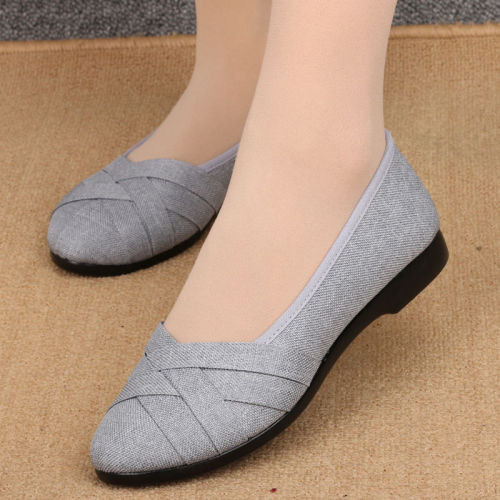 Solid Color Versatile Casual Comfortable Non-Slip Breathable Flat & Loafers