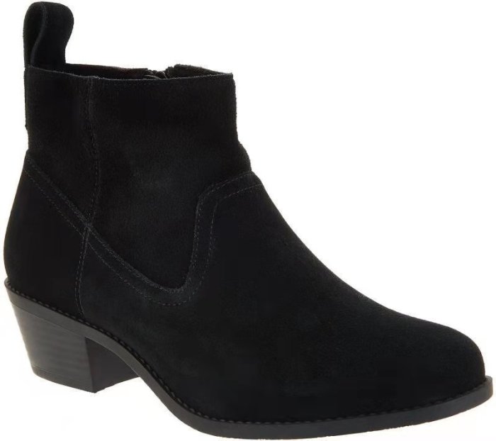 British Style Thick Medium Heel Matte Surface Plus Size Ankle Boots