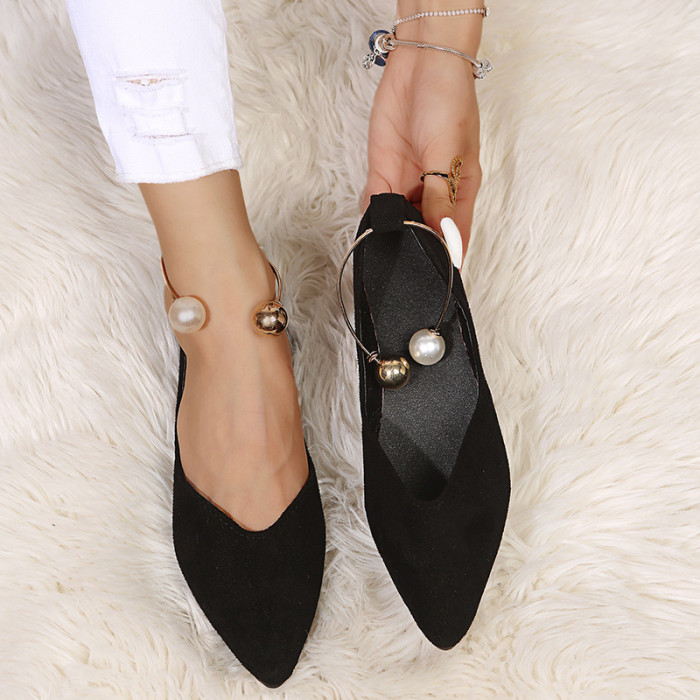 Elegant Plus Size Fashion Pointed Toe Flat & Loafers